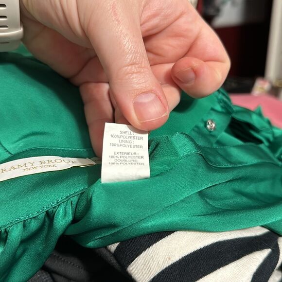 RAMY BROOKE Green Miranda Sleeveless Top - Picture 5 of 6